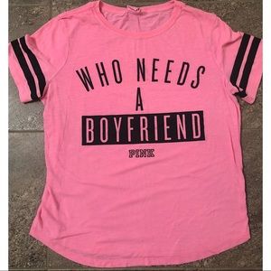 Victoria’s Secret Pink Tee Shirt- Boyfriend